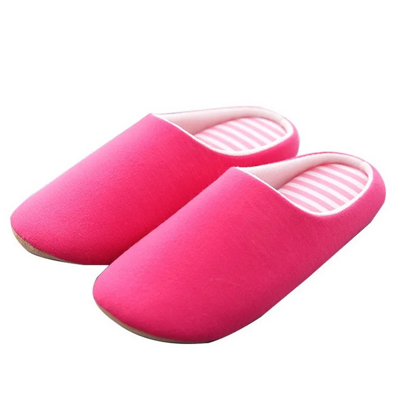 Winter Men'S Shoes Household Cotton Slippers Men Indoor Warm Plush Footwear Non-Slip Platform Slippers Couple Women Home Shoes