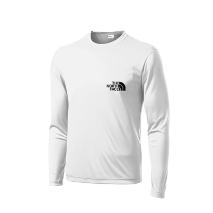 The Nokhjgrth Face-Men's Long Sleeve Moisture Wicking Athletic Shirts