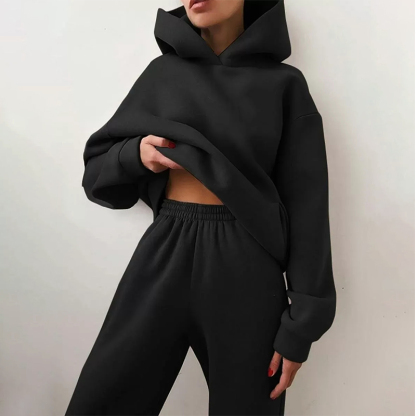 2025 Women's Extra Large Winter Warm Tracksuit