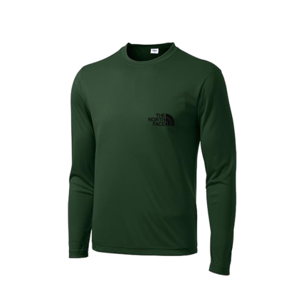 The Nokhjgrth Face-Men's Long Sleeve Moisture Wicking Athletic Shirts