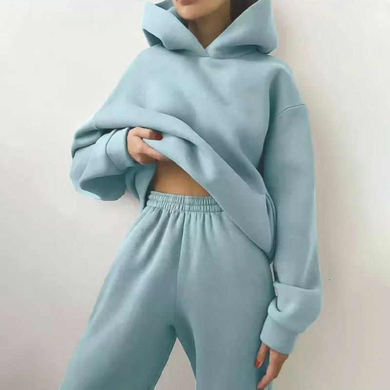 2025 Women's Extra Large Winter Warm Tracksuit