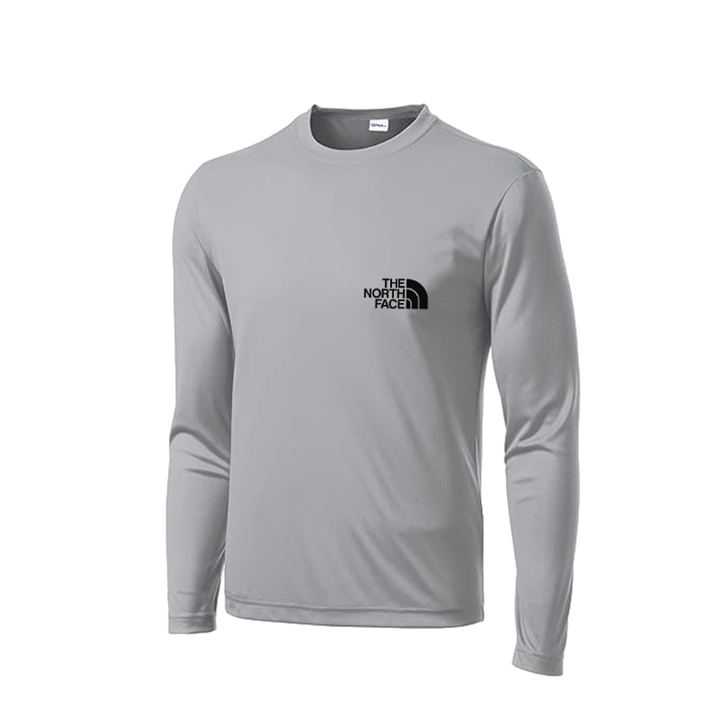 The Nokhjgrth Face-Men's Long Sleeve Moisture Wicking Athletic Shirts