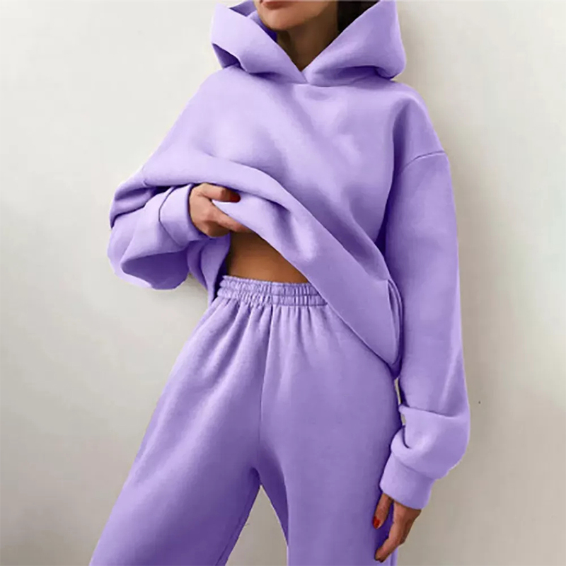 2025 Women's Extra Large Winter Warm Tracksuit