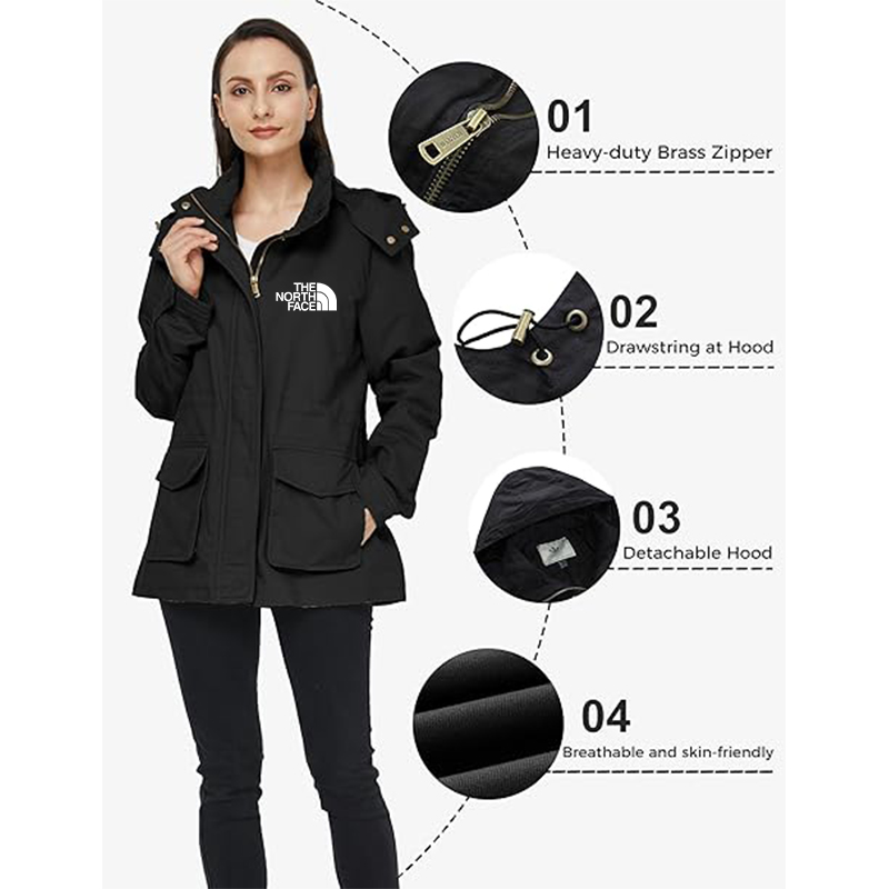 The Nokhjgrth Face-Slim Fit  Classic Jacket  Autumn  Winter Trench Coat