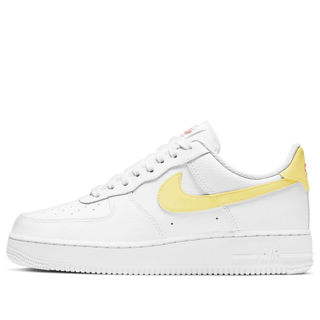 (WMNS) Nkhjgike Air Force 1 '07 'White Light Citron' 315115-160