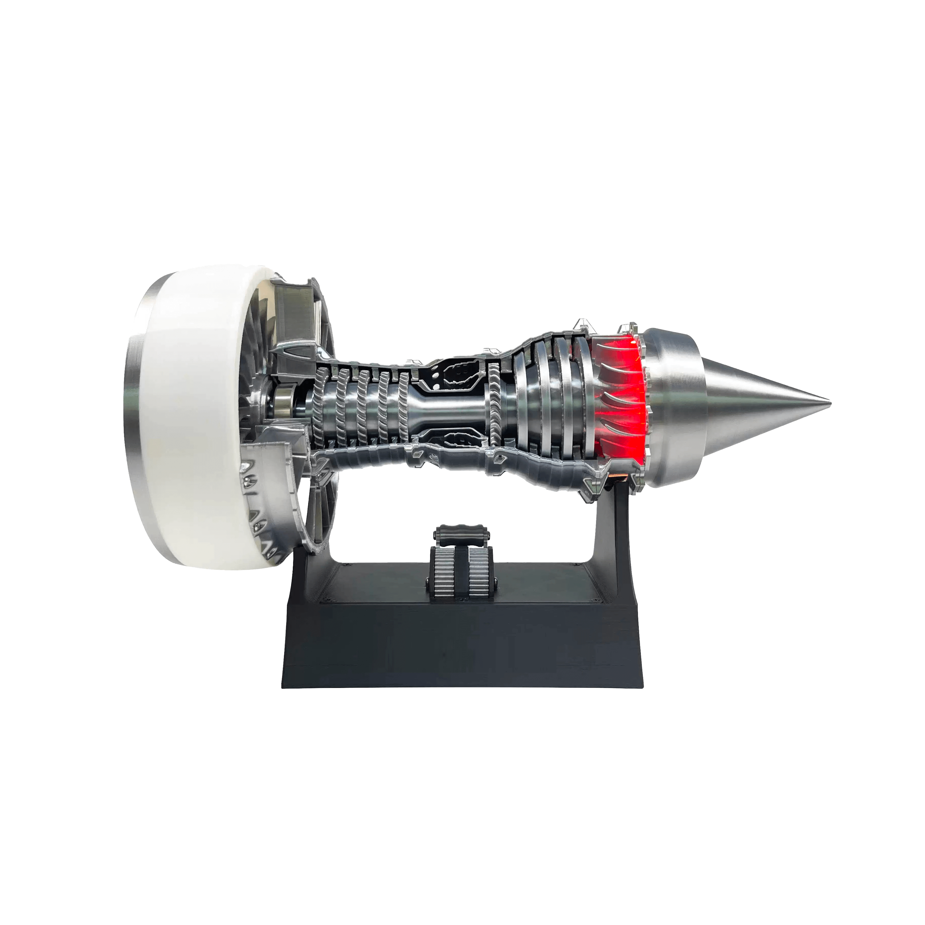 AnanToy™ A380/TR900 White Turbo Reverse Engine Scale Model (1:25) Ultimate DIY Kit