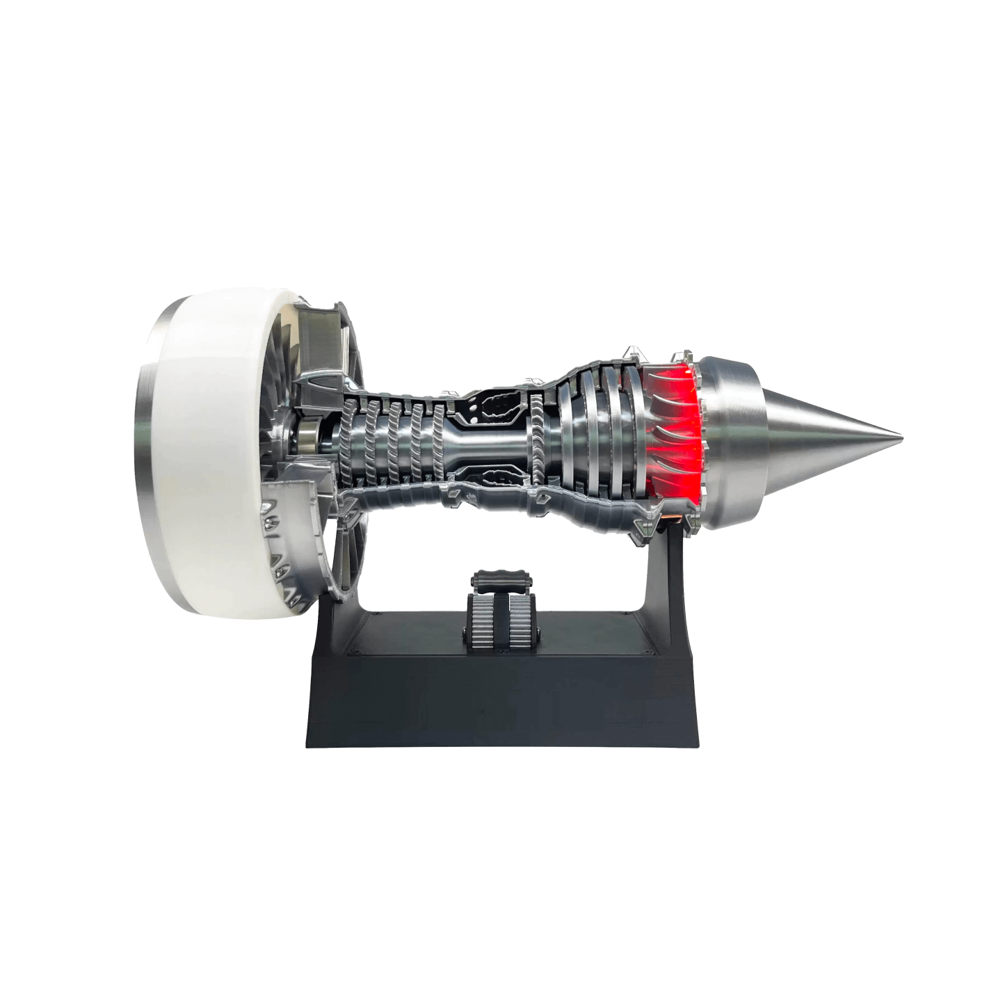 AnanToy™ A380/TR900 White Turbo Reverse Engine Scale Model (1:25) Ultimate DIY Kit