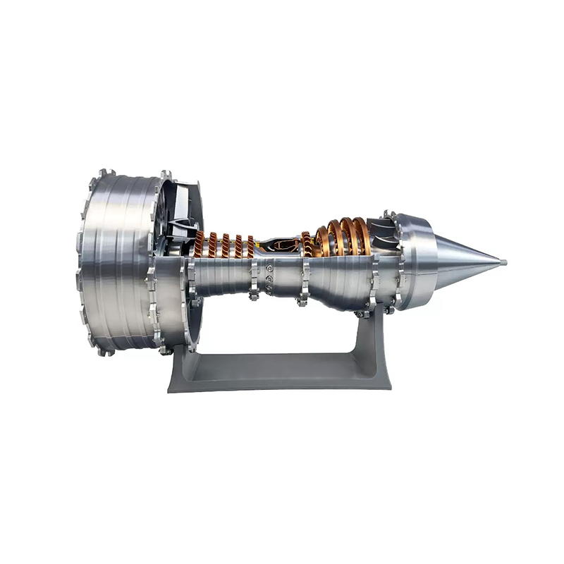 AnanToy™ A380/TR900 Silver Aircraft Turbine Reverse Engine Scale Model (1:24)