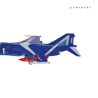 AnanToy™ T-2 Blue Shockwave Alloy Fighter Scale Model (1:48)