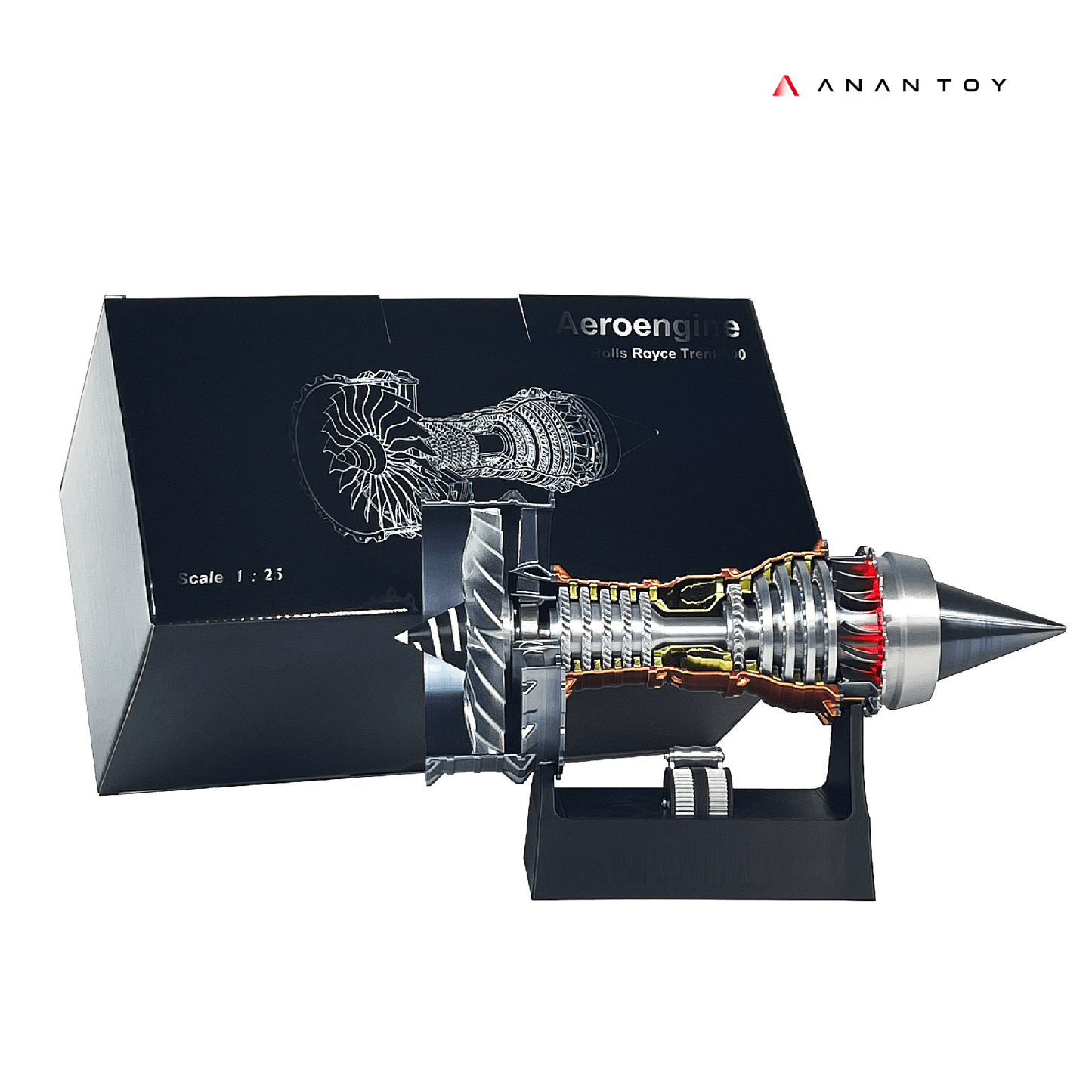 AnanToy™ A380/TR900 Turbo Reverse Engine Scale Model (1:25)
