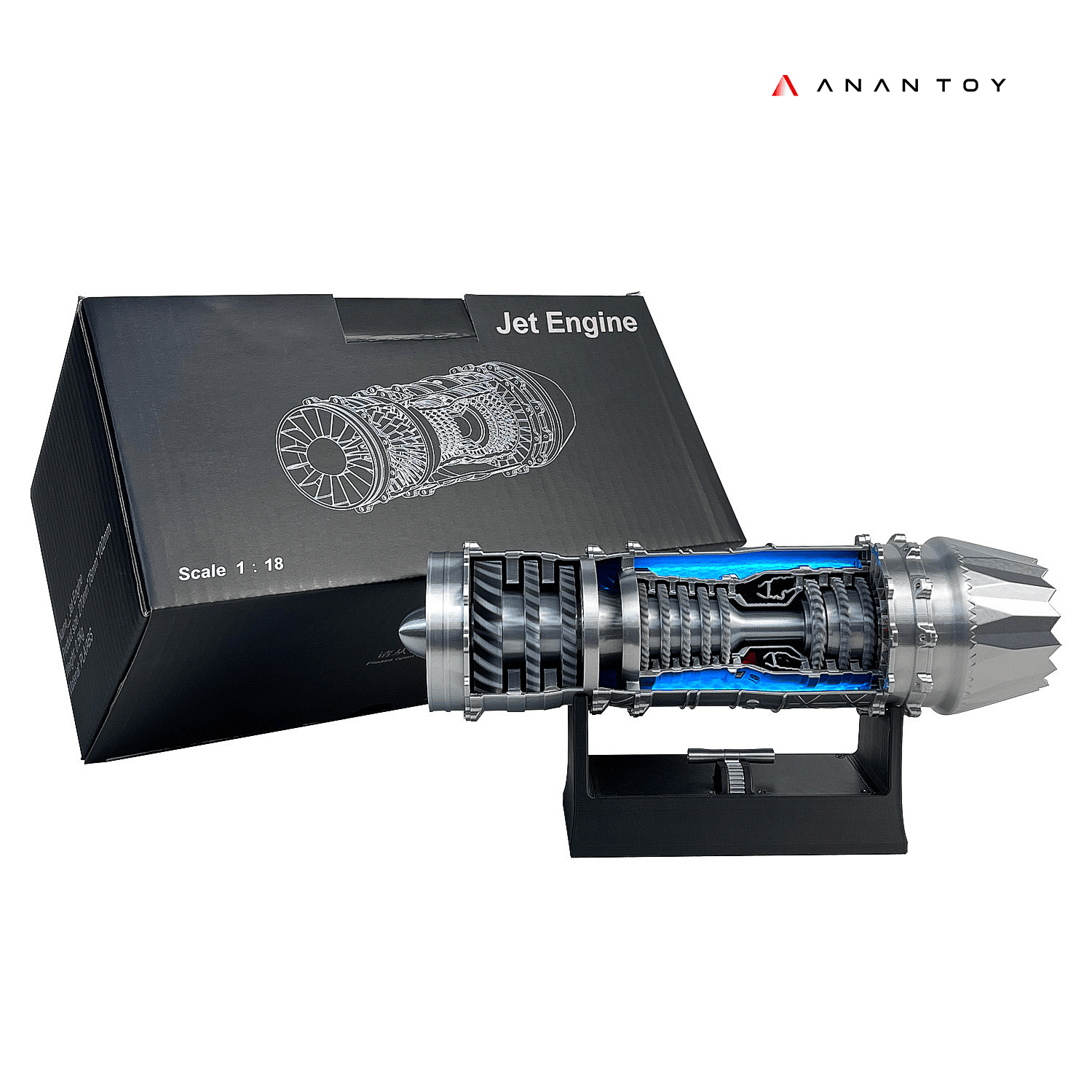 AnanToy™ J-35A fighter turbojet engine scale model (Airshow Limited)