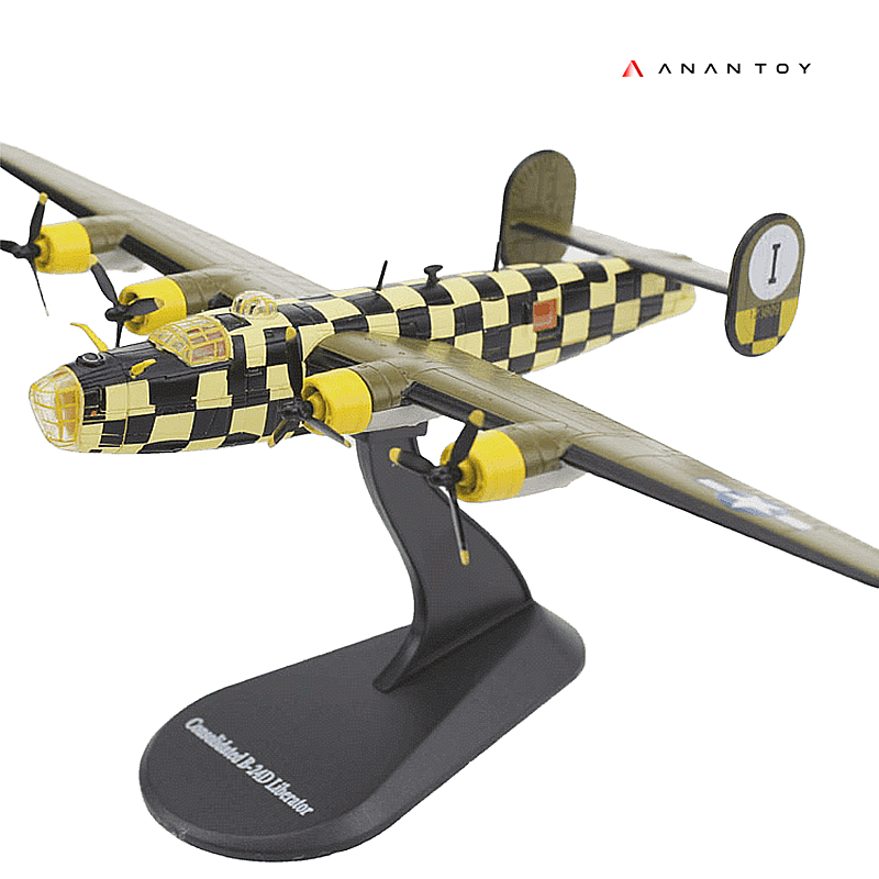 AnanToy™ Liberator Static Alloy Bomber Model