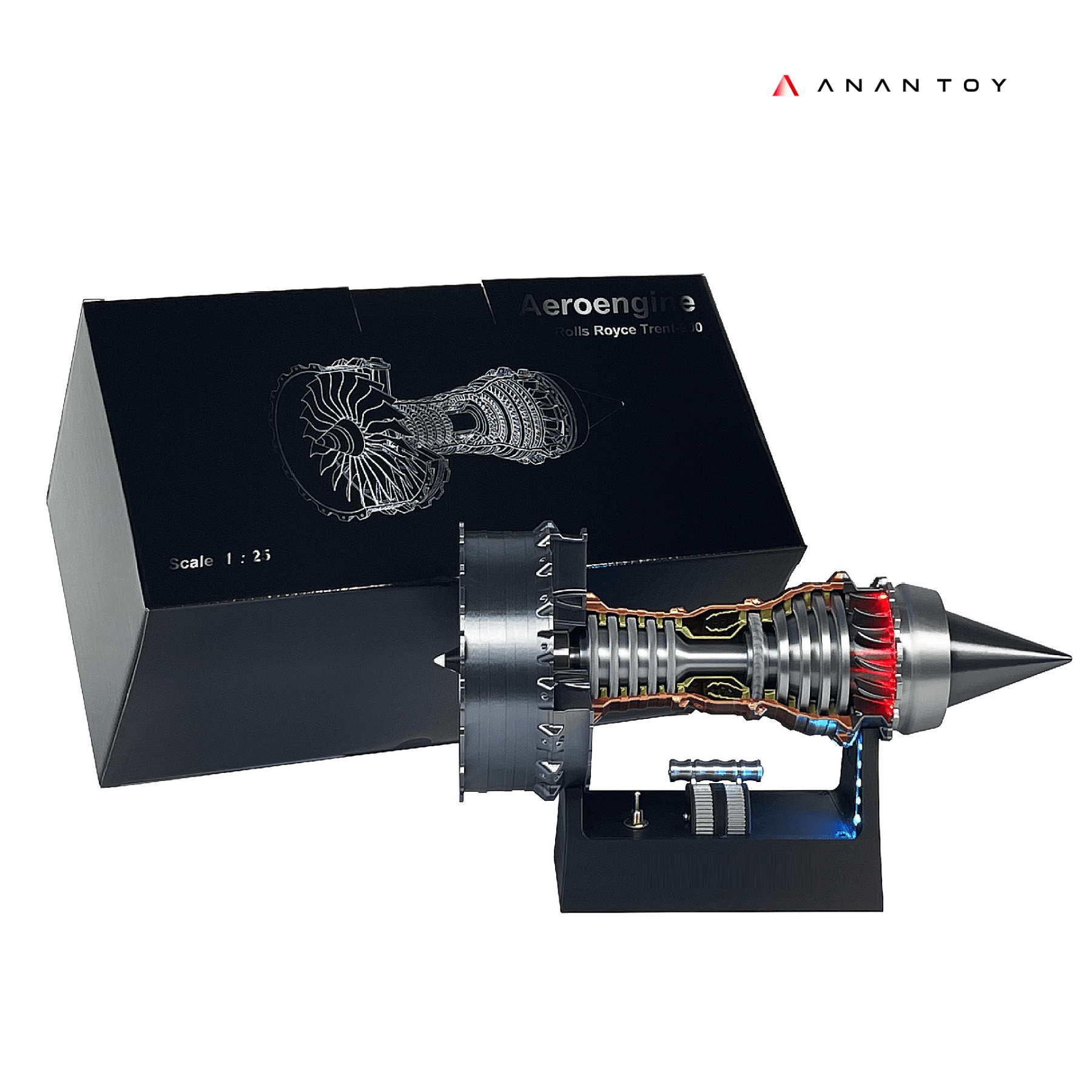AnanToy™ A380/TR900 Turbo Fan Engine Scale Model (1:25) Flagship Edition