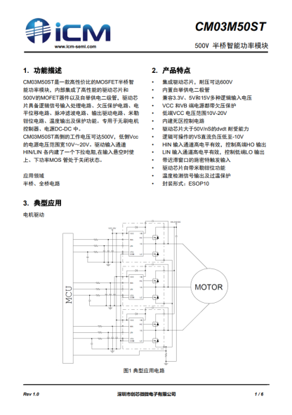 iCM创芯微CM03M50ST