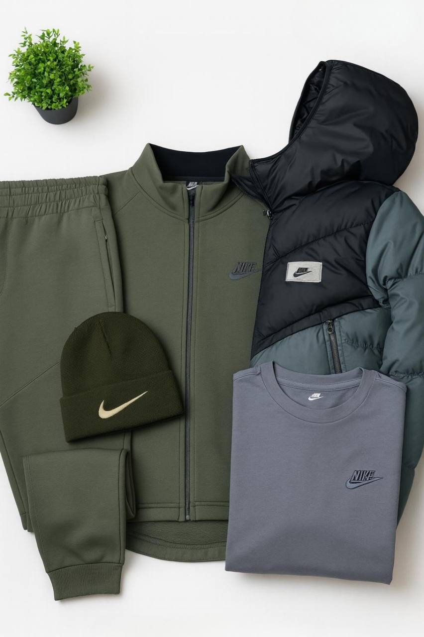 NK™ Full Tech – Hoodie, Joggers, Puffer Vest & T-Shirt