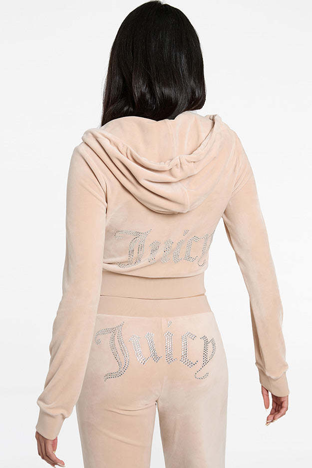 OG Big Bling Velour Hoodie —REJUICED
