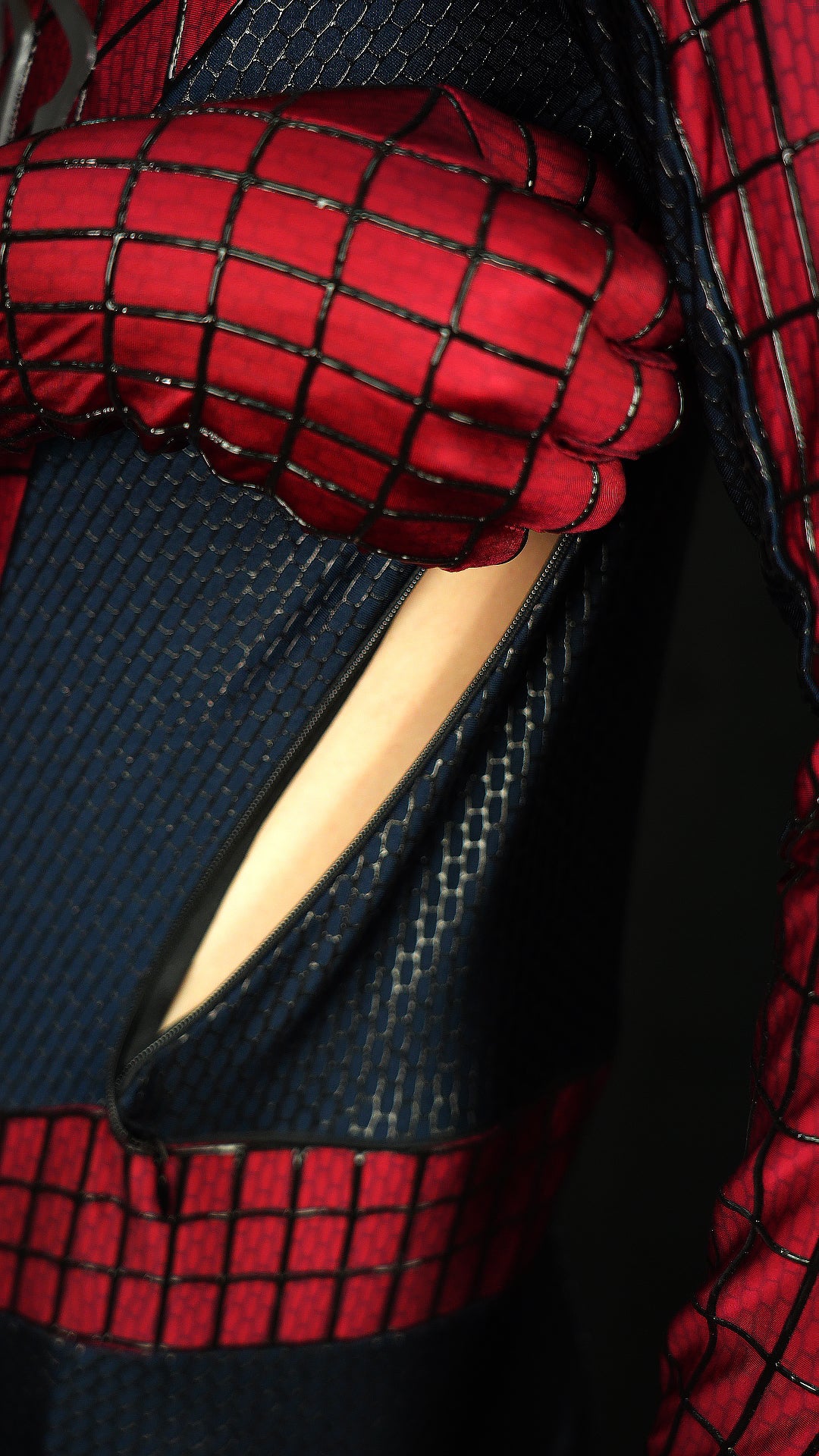 TASM 2 Suit (Andrew) with Face shell & 3D Rubber Web Movie Prop Replica(wearable)