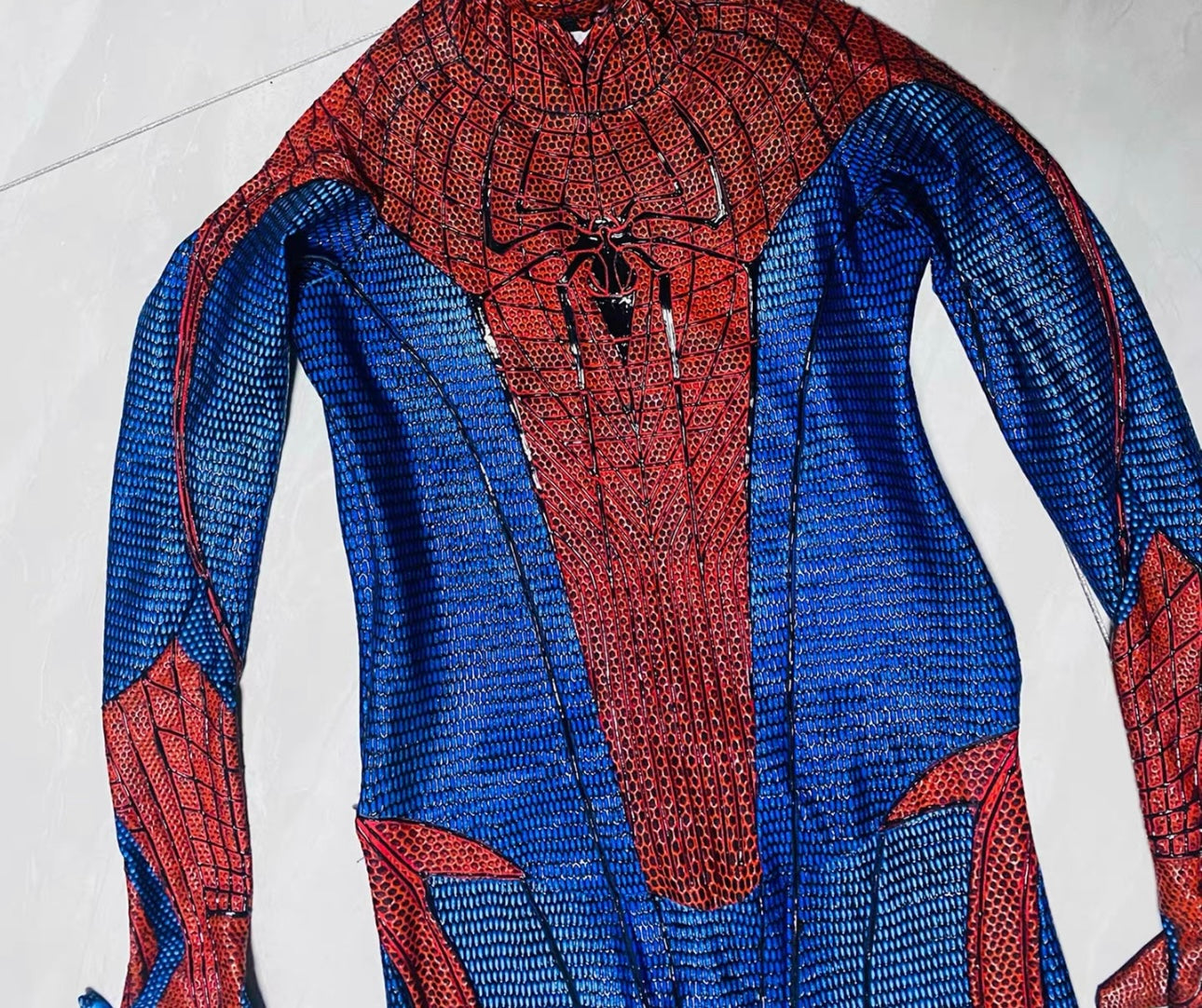 TASM 1 Suit (Andrew) with Face shell & 3D Rubber Web Movie Prop Replica(wearable)