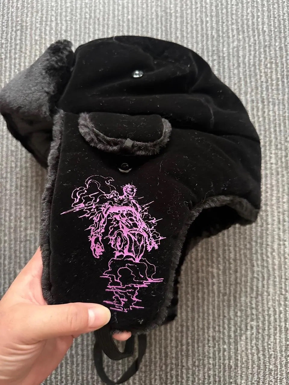 WEATHER REPORT EMBROIDERED USHANKA | JOJO