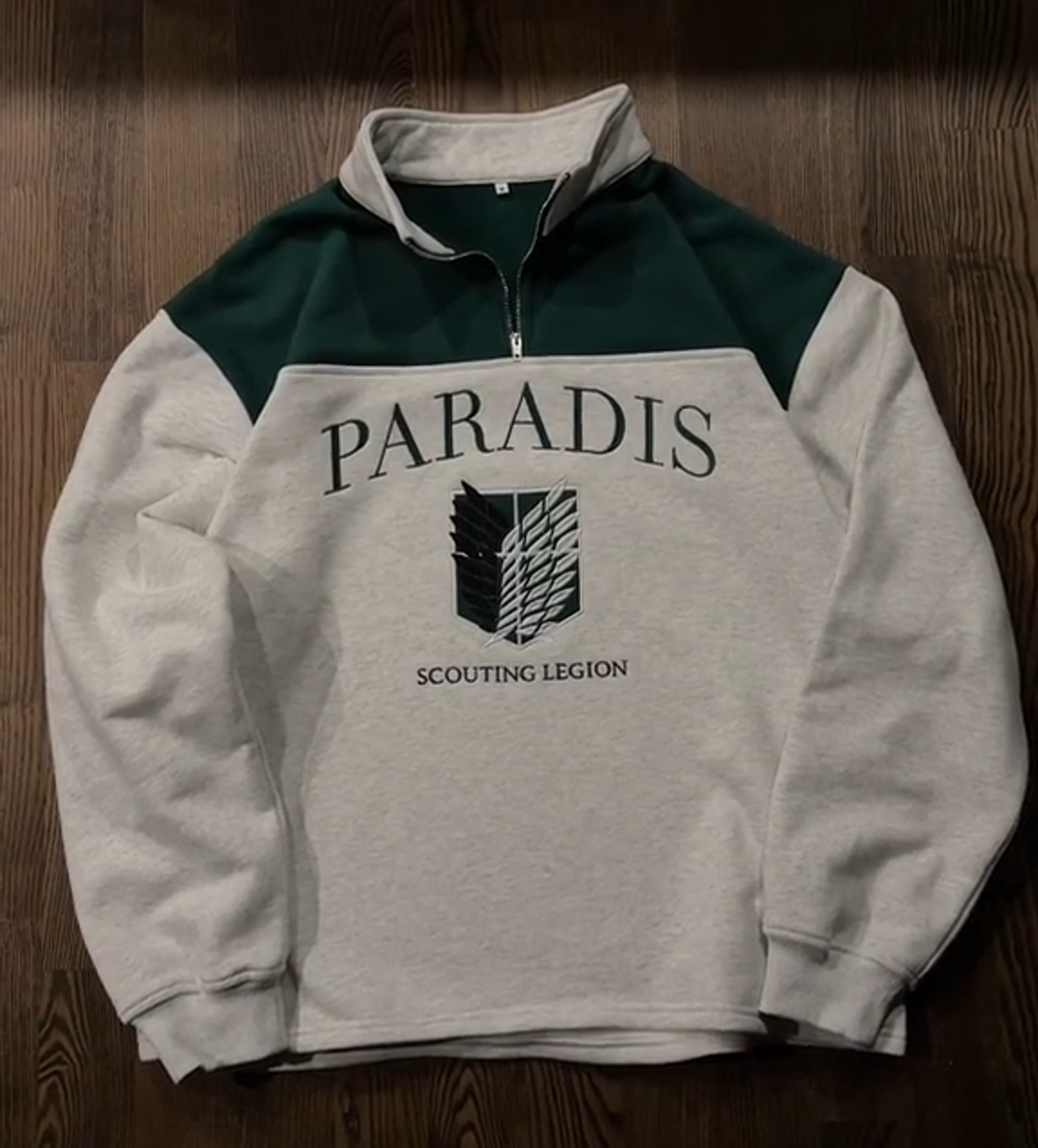 Wings of Freedom Quarter-Zip - AOT-IYAMIUIO