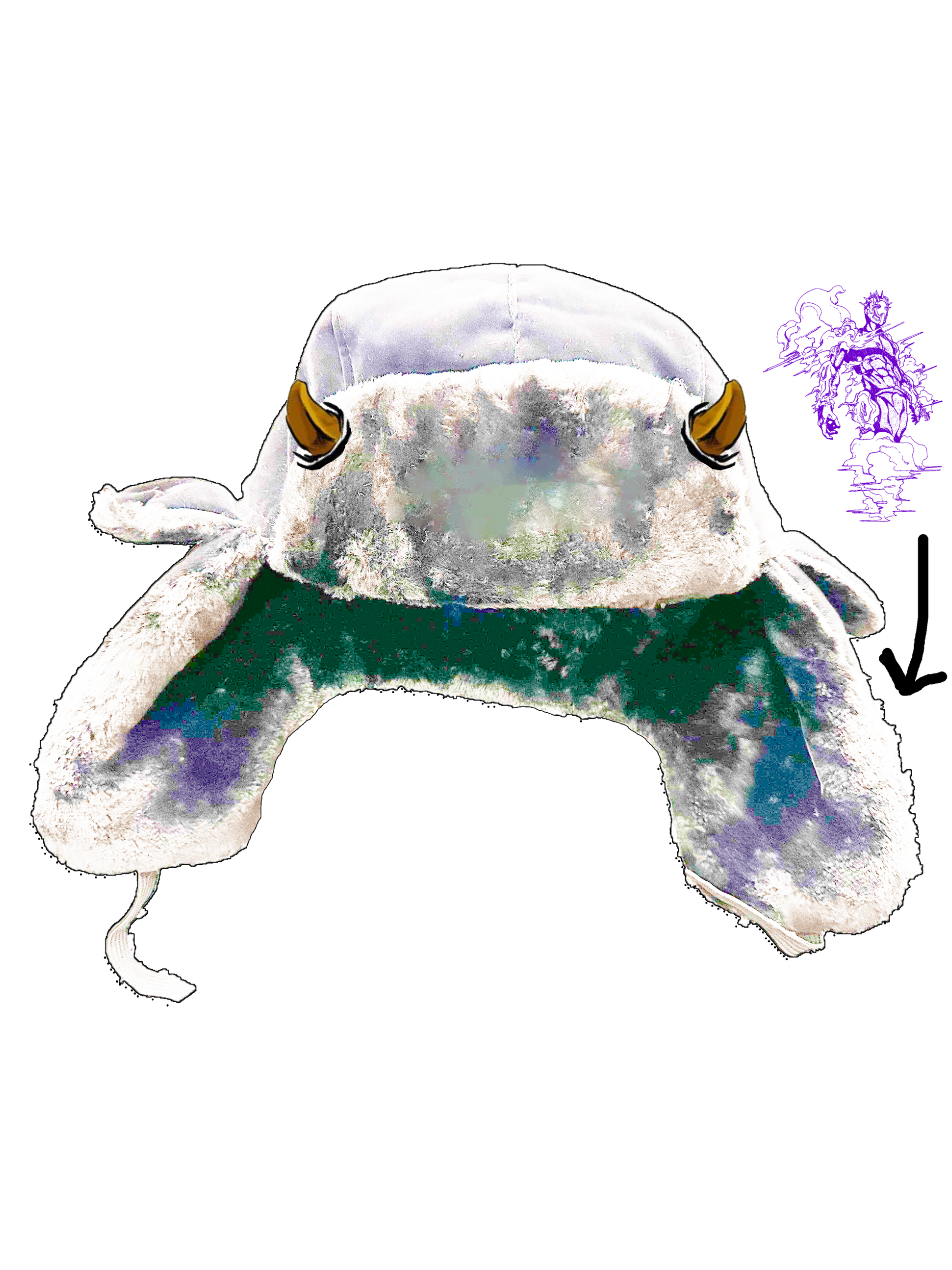 WEATHER REPORT EMBROIDERED USHANKA | JOJO