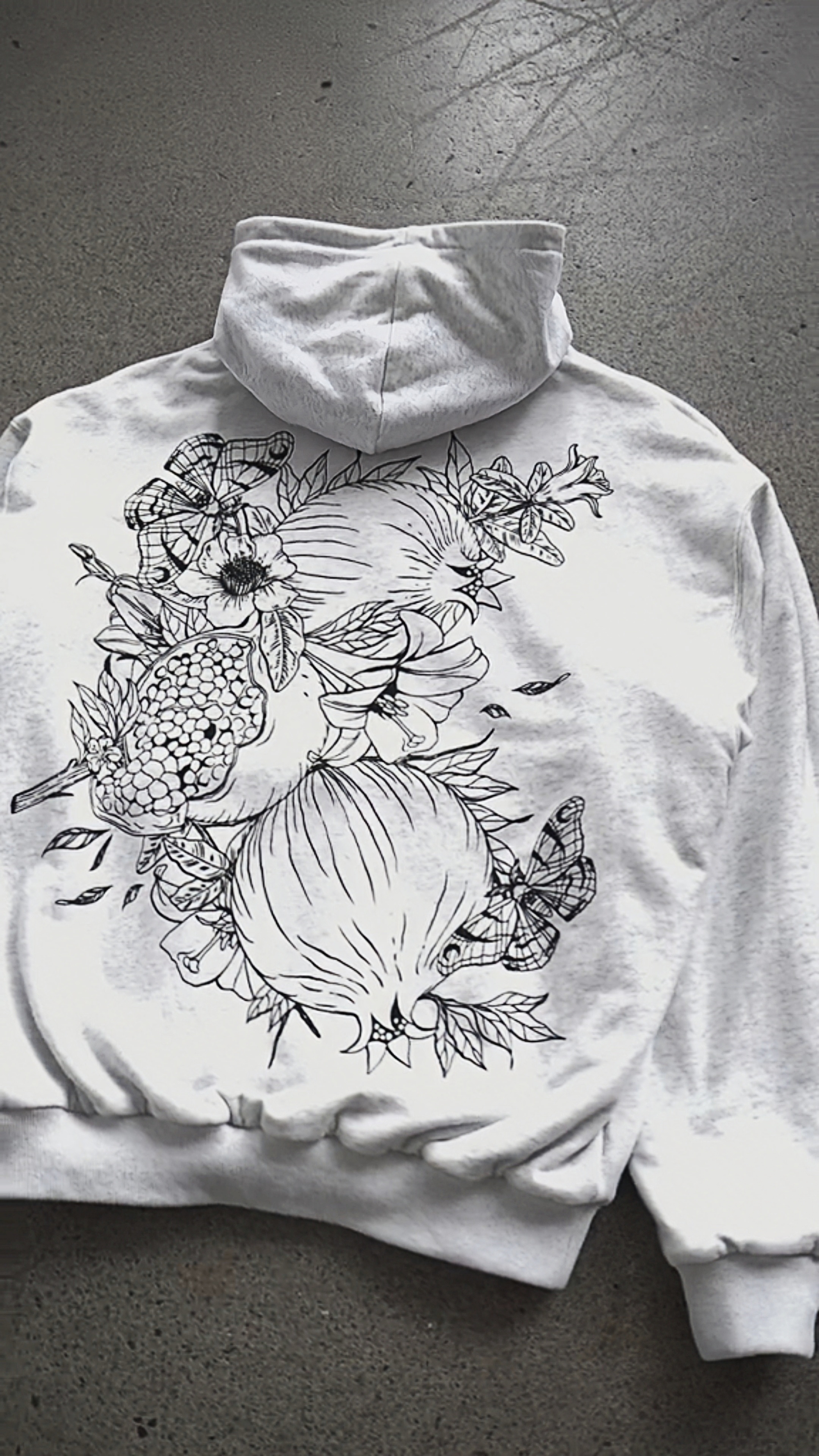 Hades / Persephone reversible hoodie-Shadeston