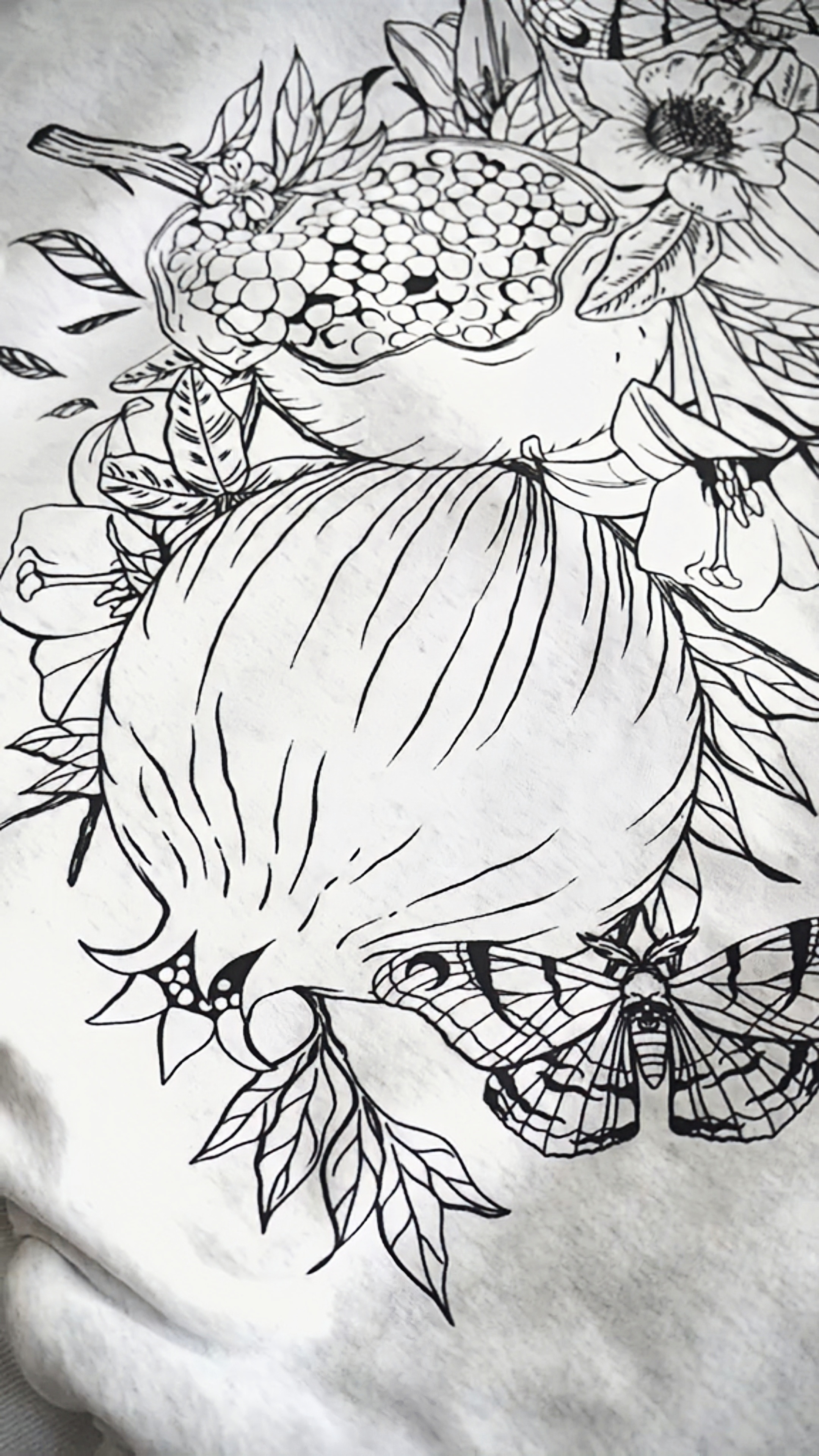 Hades / Persephone reversible hoodie-Shadeston