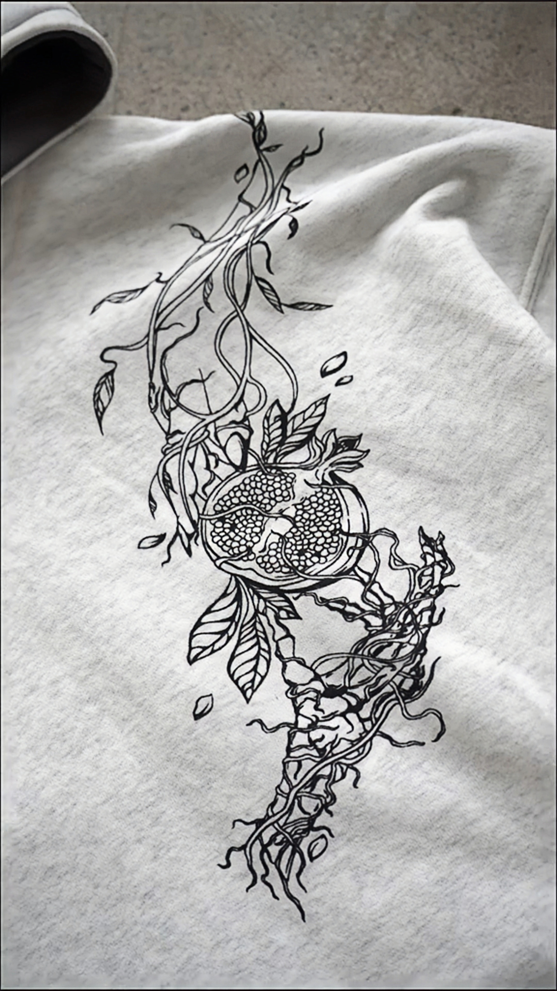 Hades / Persephone reversible hoodie-Shadeston