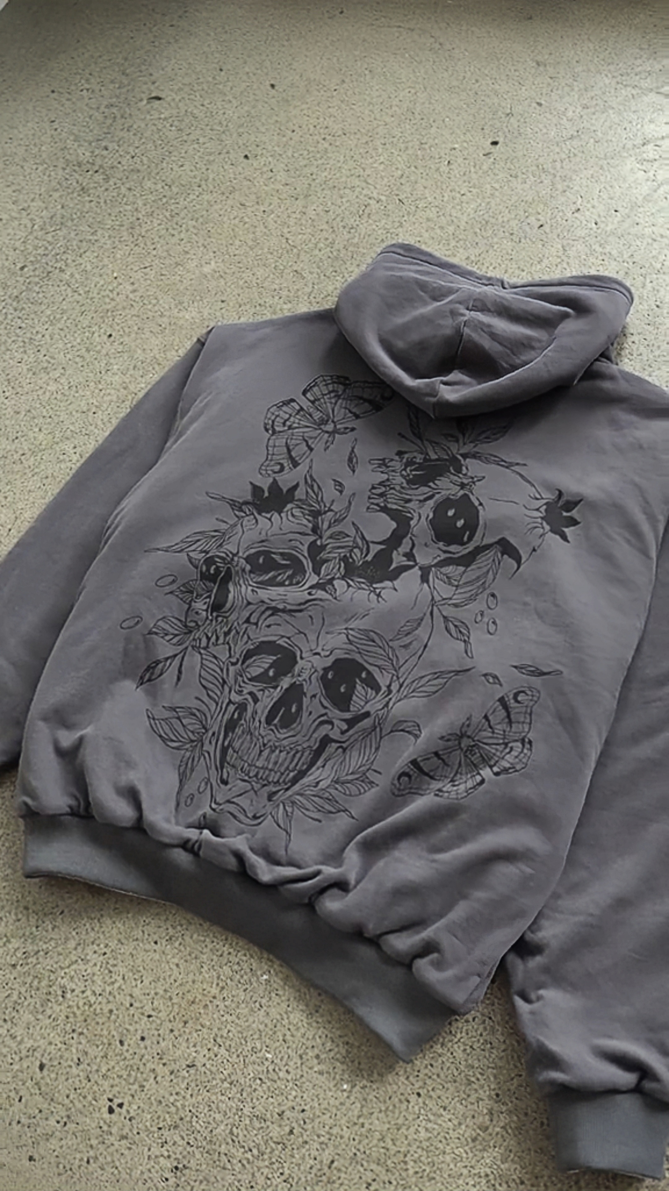 Hades / Persephone reversible hoodie-Shadeston