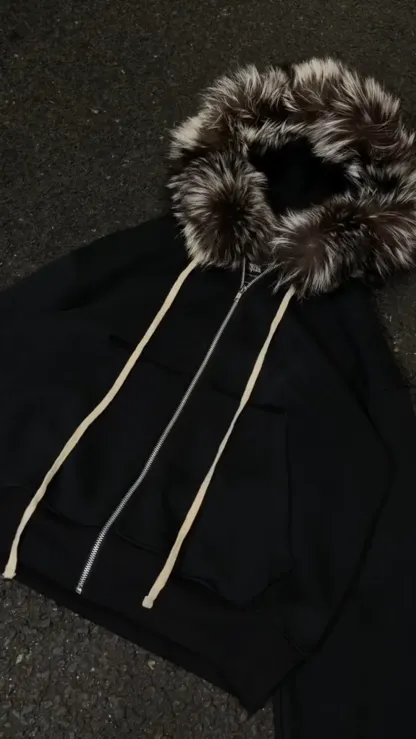 V3 Fur Hoodie-Shadeston