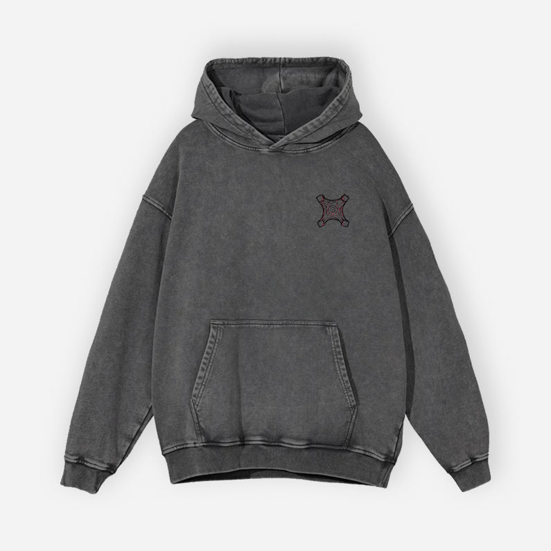 Curse Vintage Hoodie - JJK-IYAMIUIO