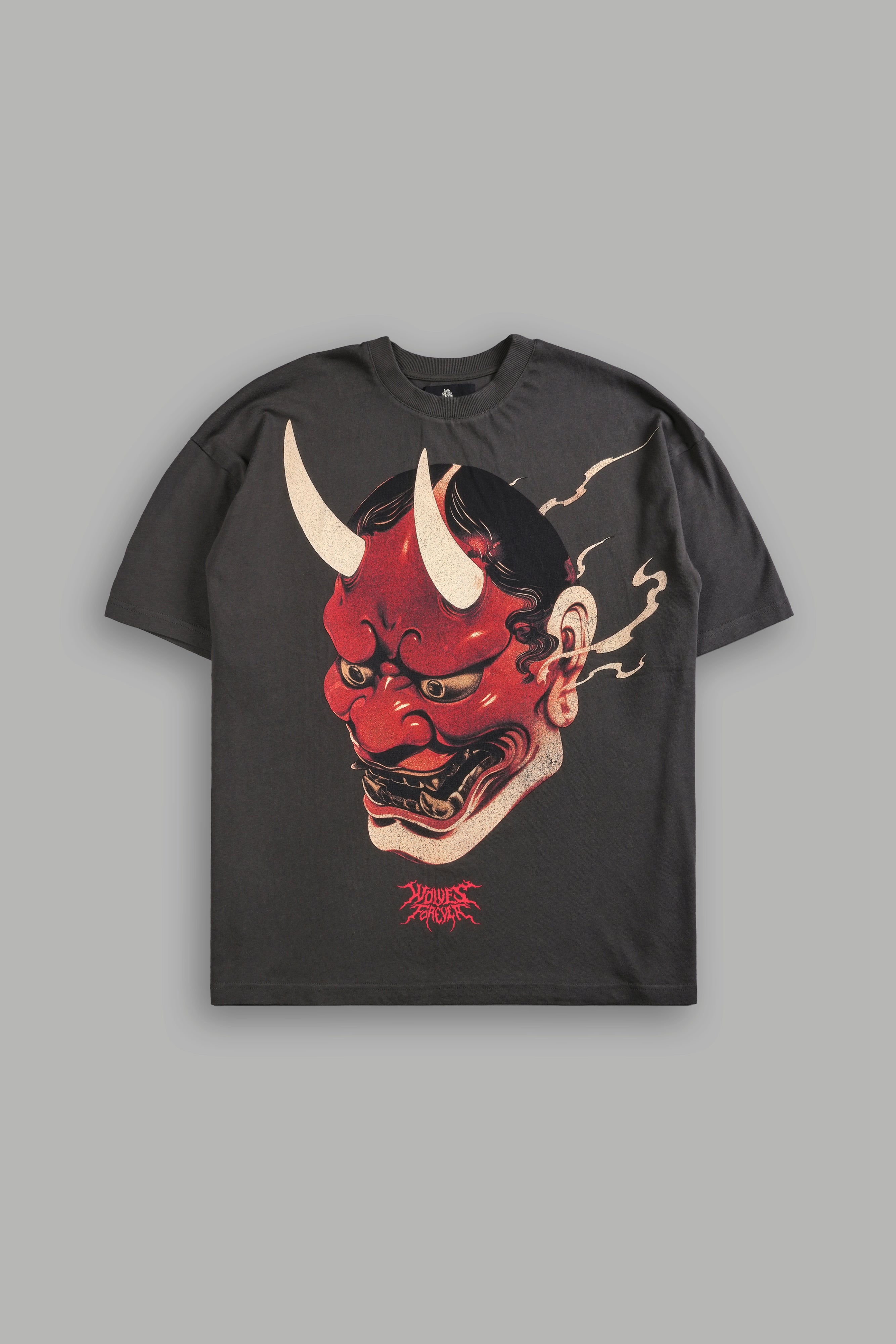 Oni Code "Premium" Tee in Wolf Gray