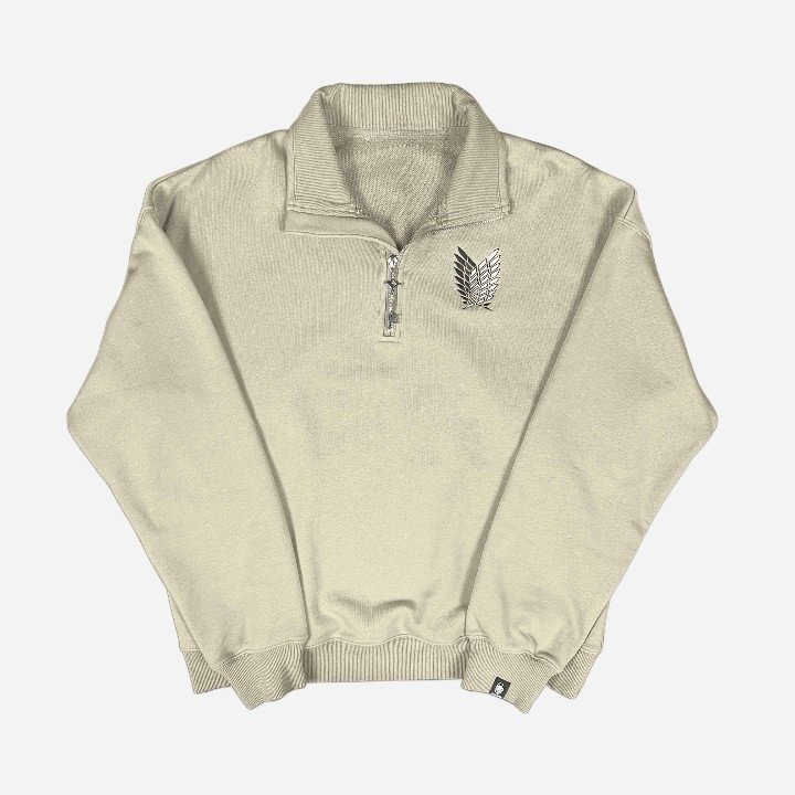 Wings of Freedom Quarter-Zip - AOT-IYAMIUIO