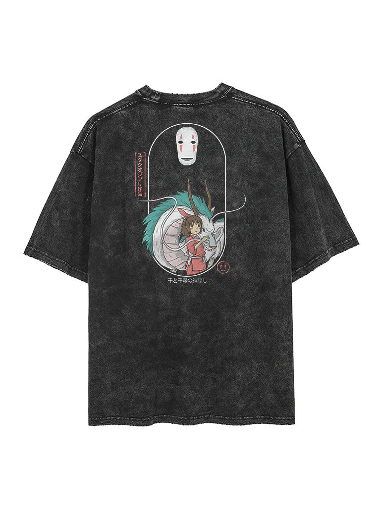 SPIRITED AWAY VINTAGE TEE-Shadeston