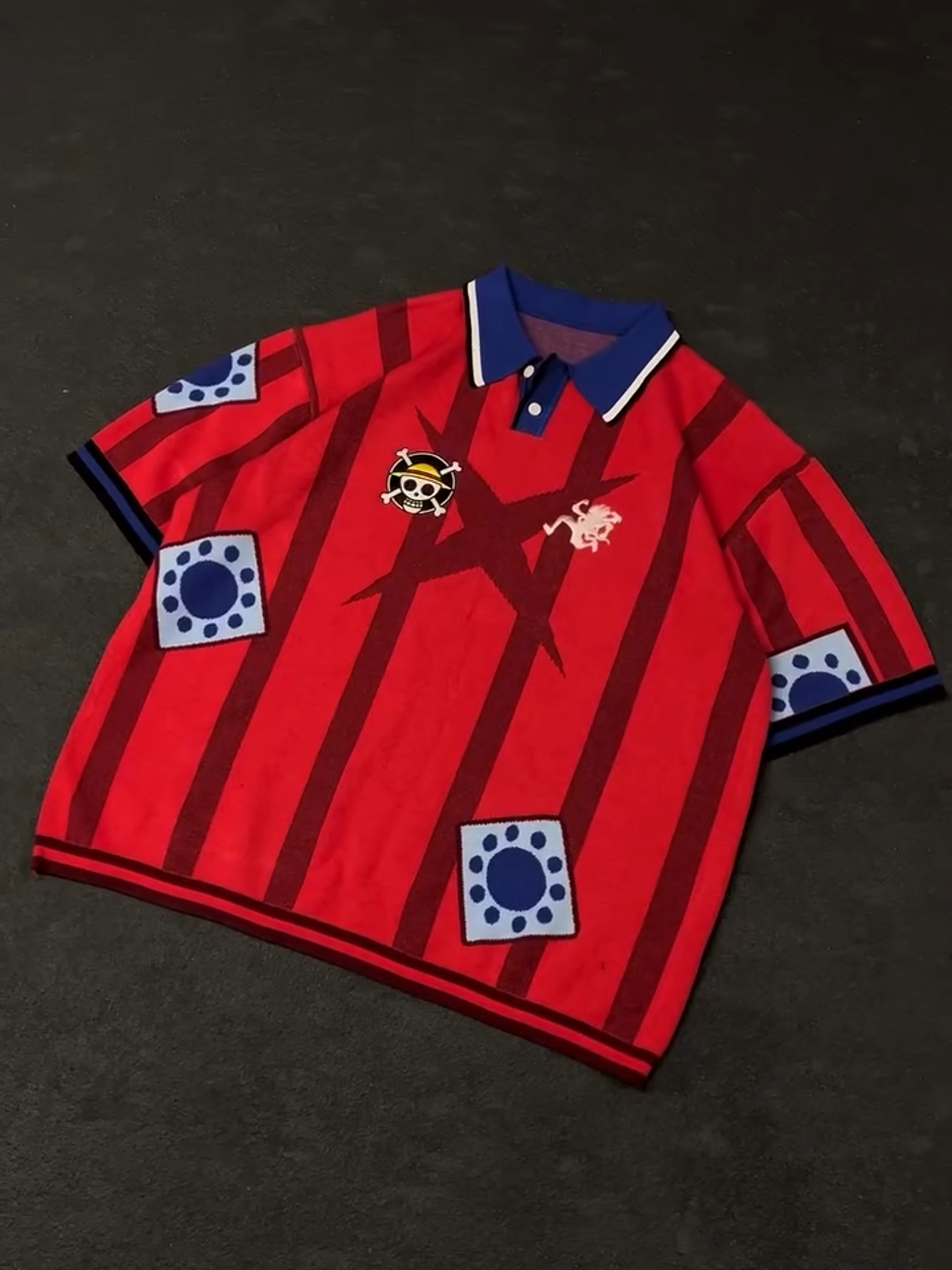 Luffy Wano Knit Jersey - One Piece-Shadeston