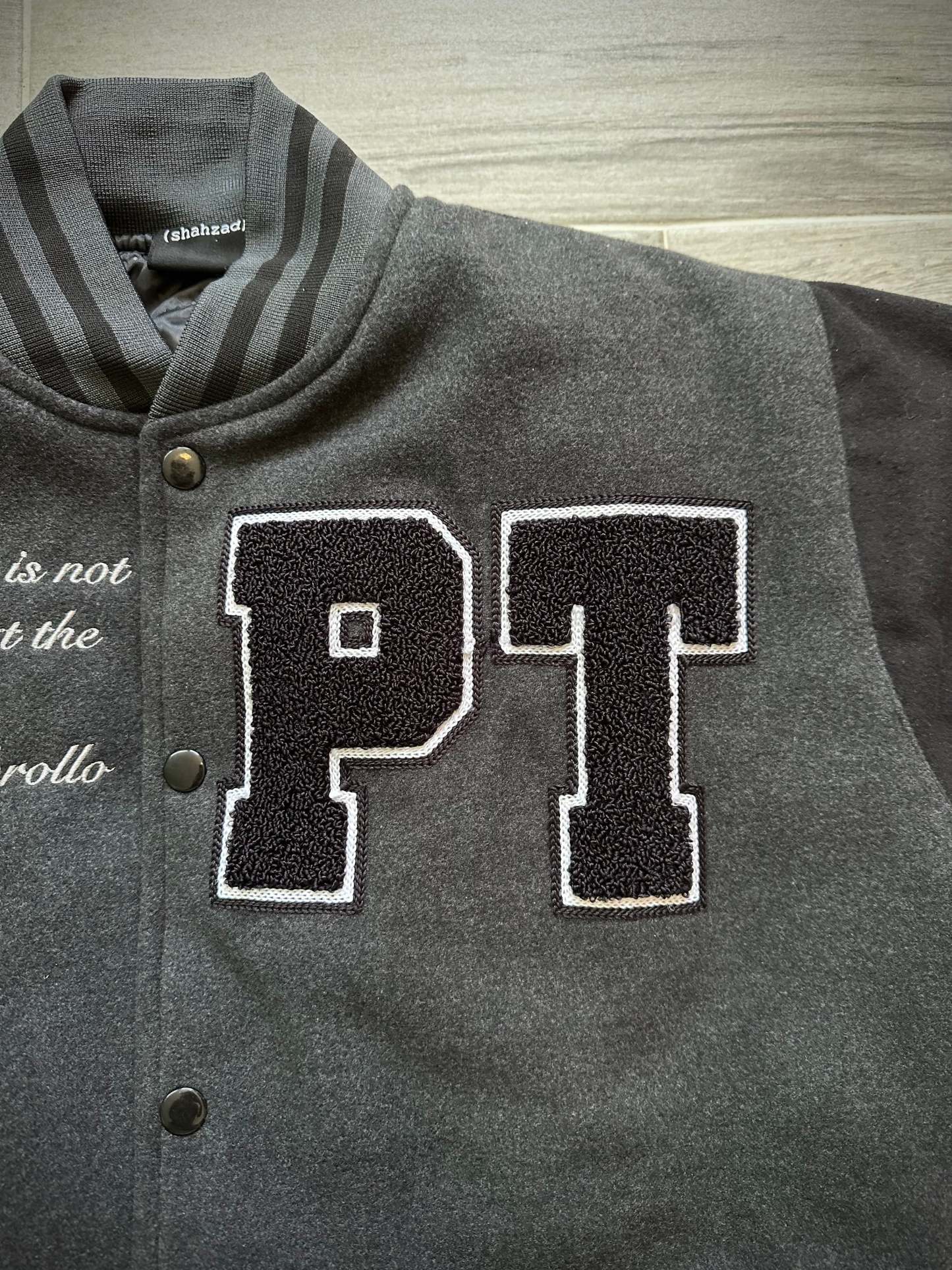PHANTOM TROUPE VARSITY JACKET-Shadeston