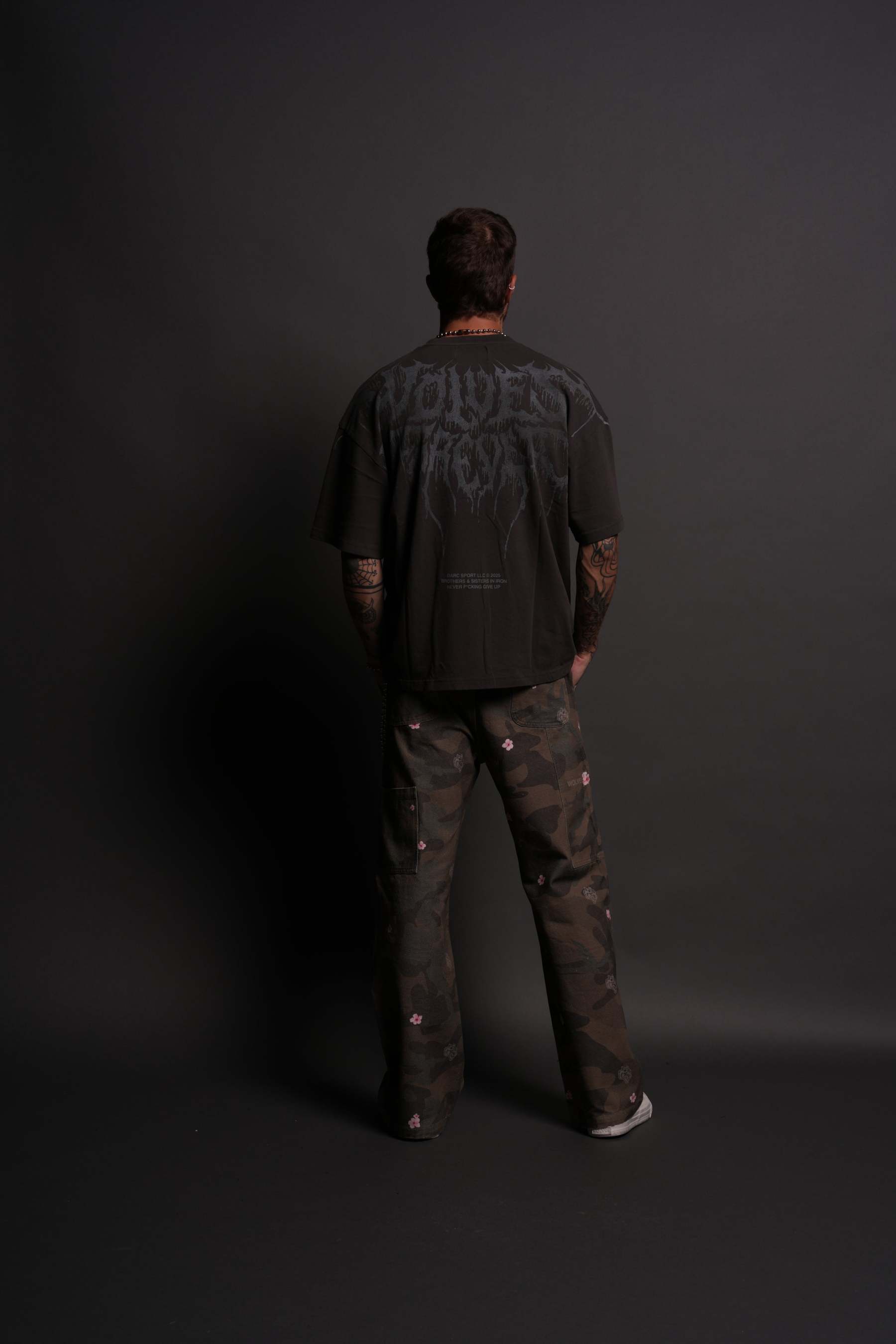 Oni Code "Premium" Tee in Wolf Gray