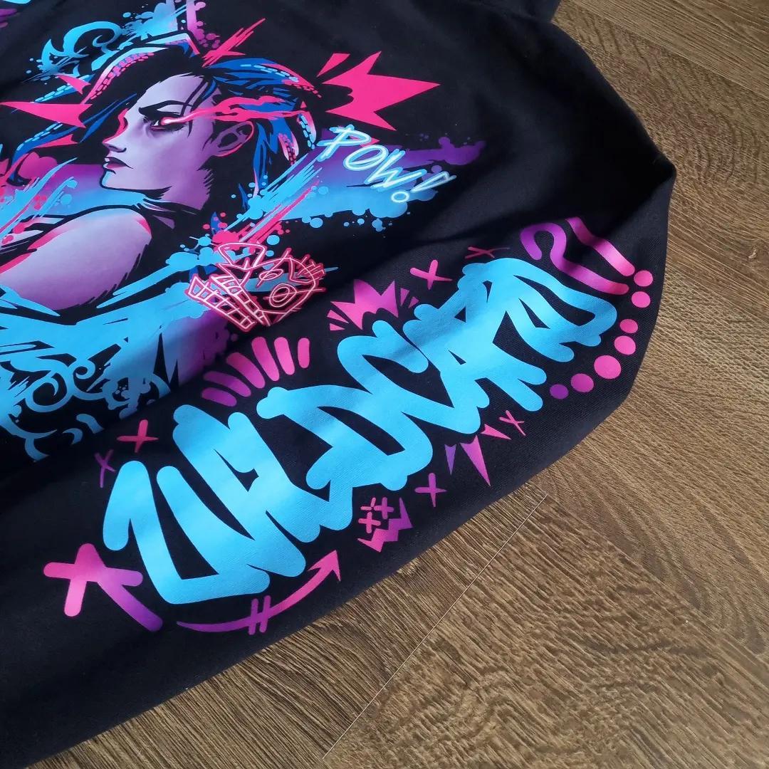 "Wildcard" Jinx Oversized Hoodie-Shadeston