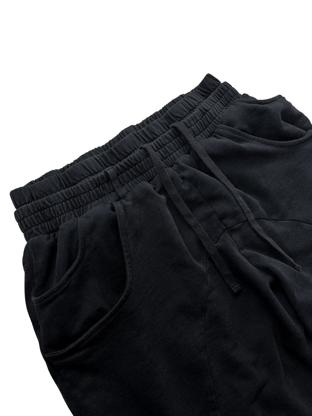 DOUBLE-FOLD BAGGY SWEATPANTS