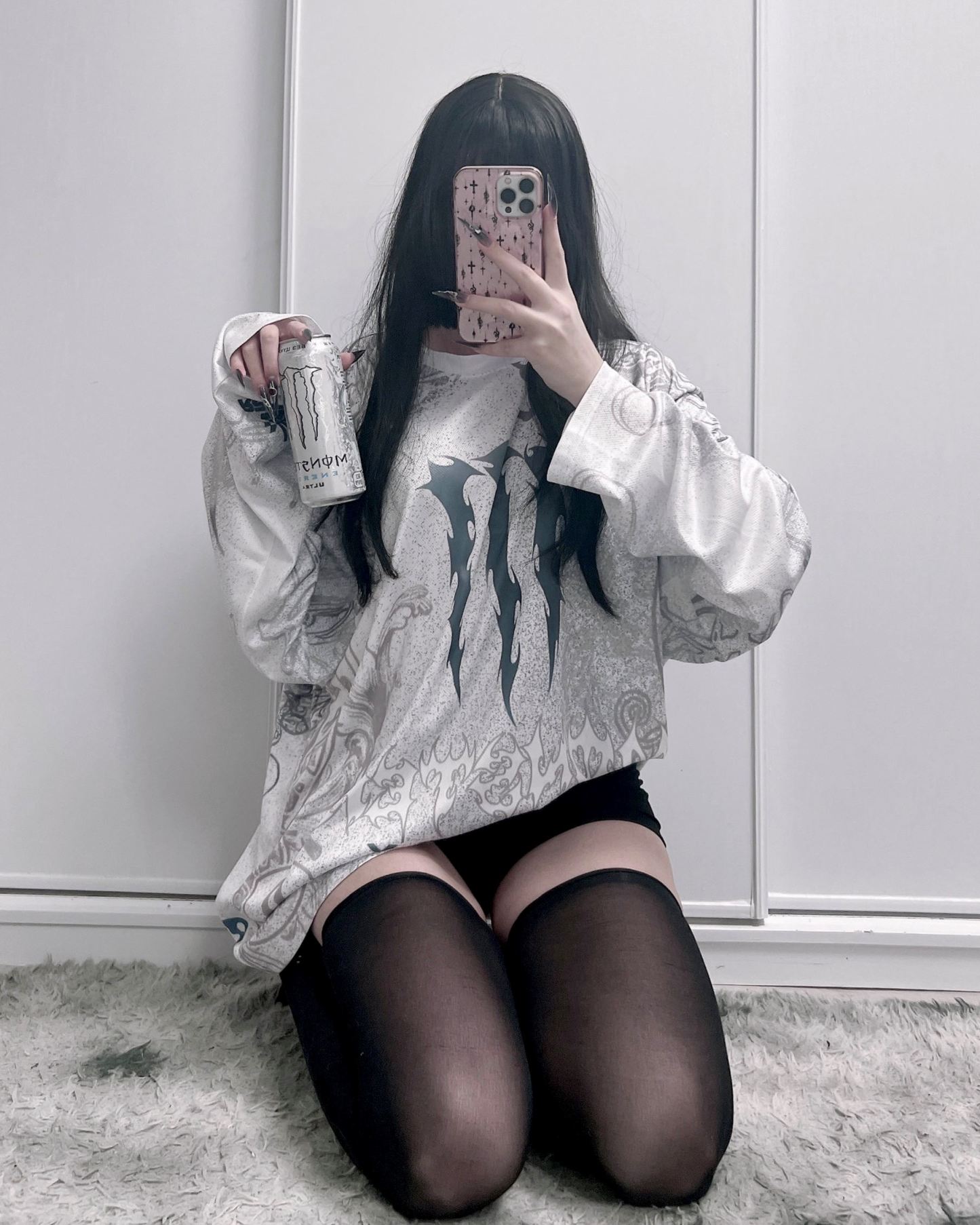 "Monster" white jersey