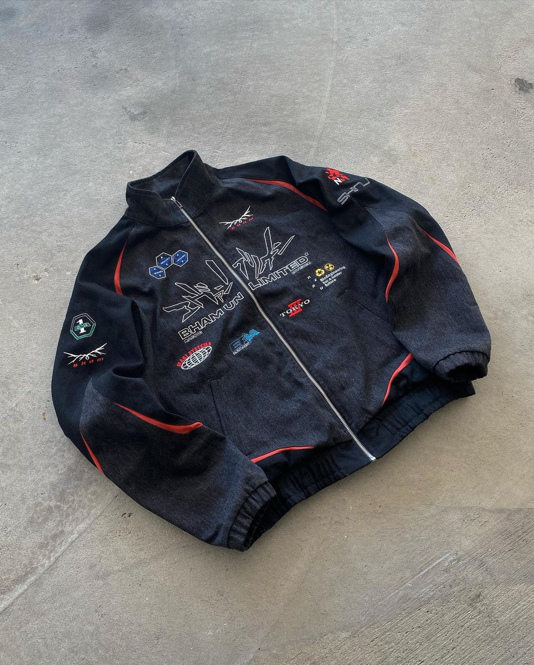 Evangelion Denim Racing Jacket-IYAMIUIO