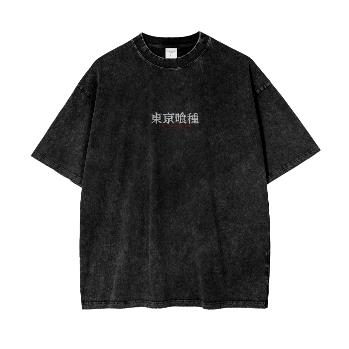 Centipede Streetwear Shirt Black Washed