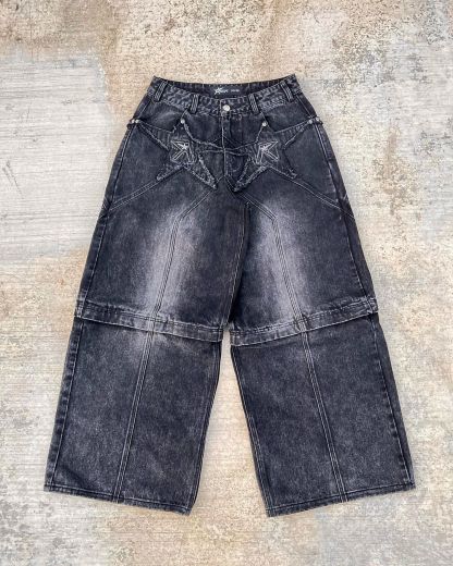 pocket convertible denim jean-Shadeston