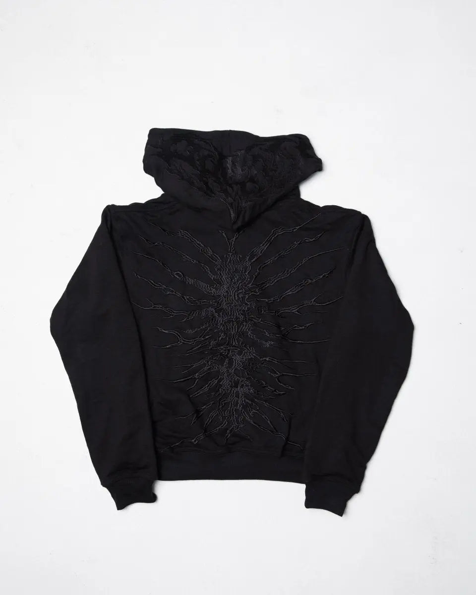 “Ghoul” ZIP-UP (Black)