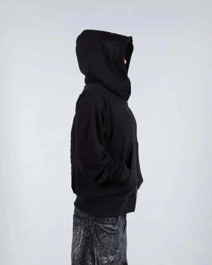 “Ghoul” ZIP-UP (Black)
