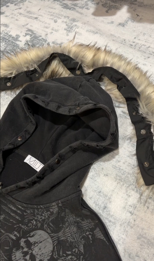 fur hood zipups（Free shipping over $39）