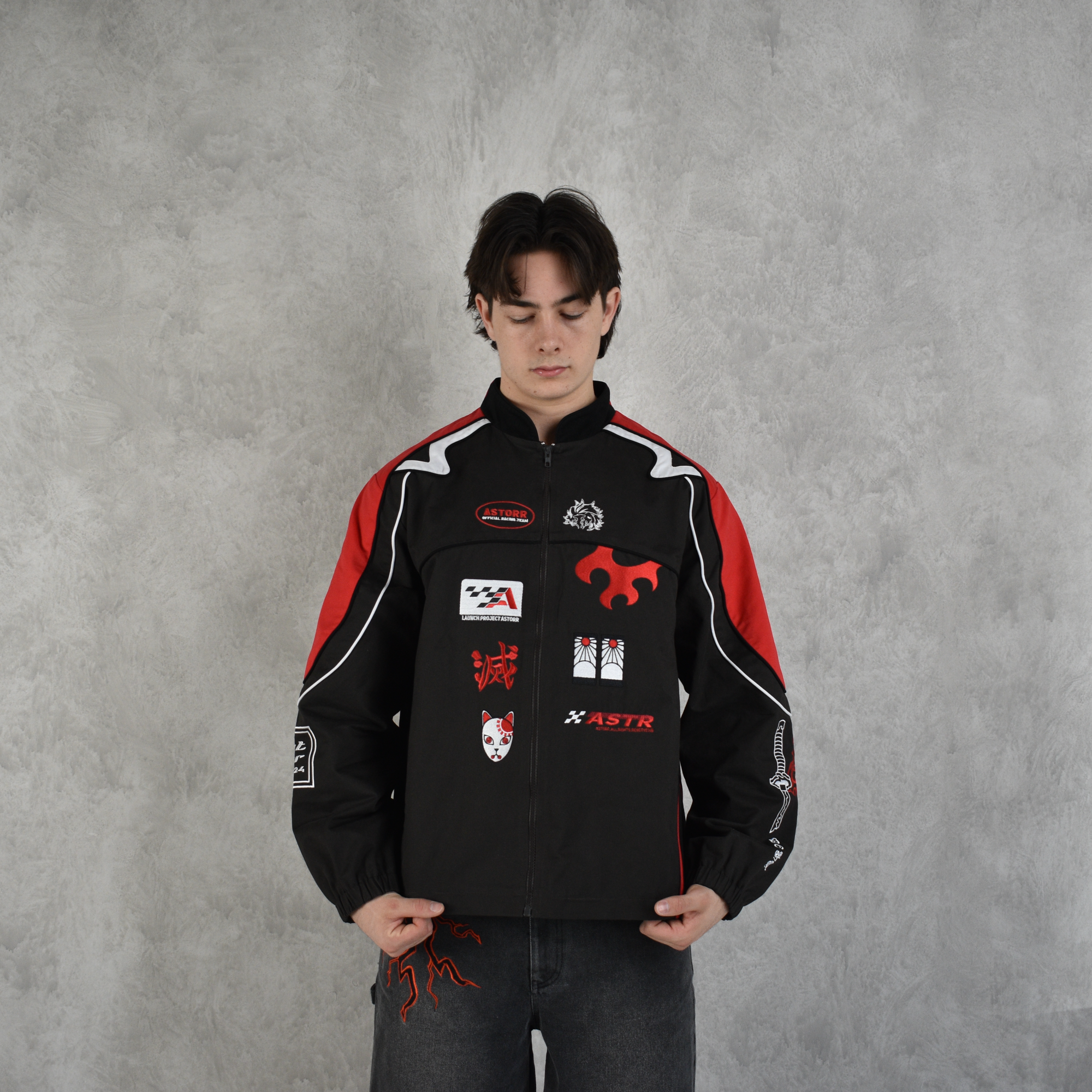 Tanjiro Racing Jacket-Shadeston