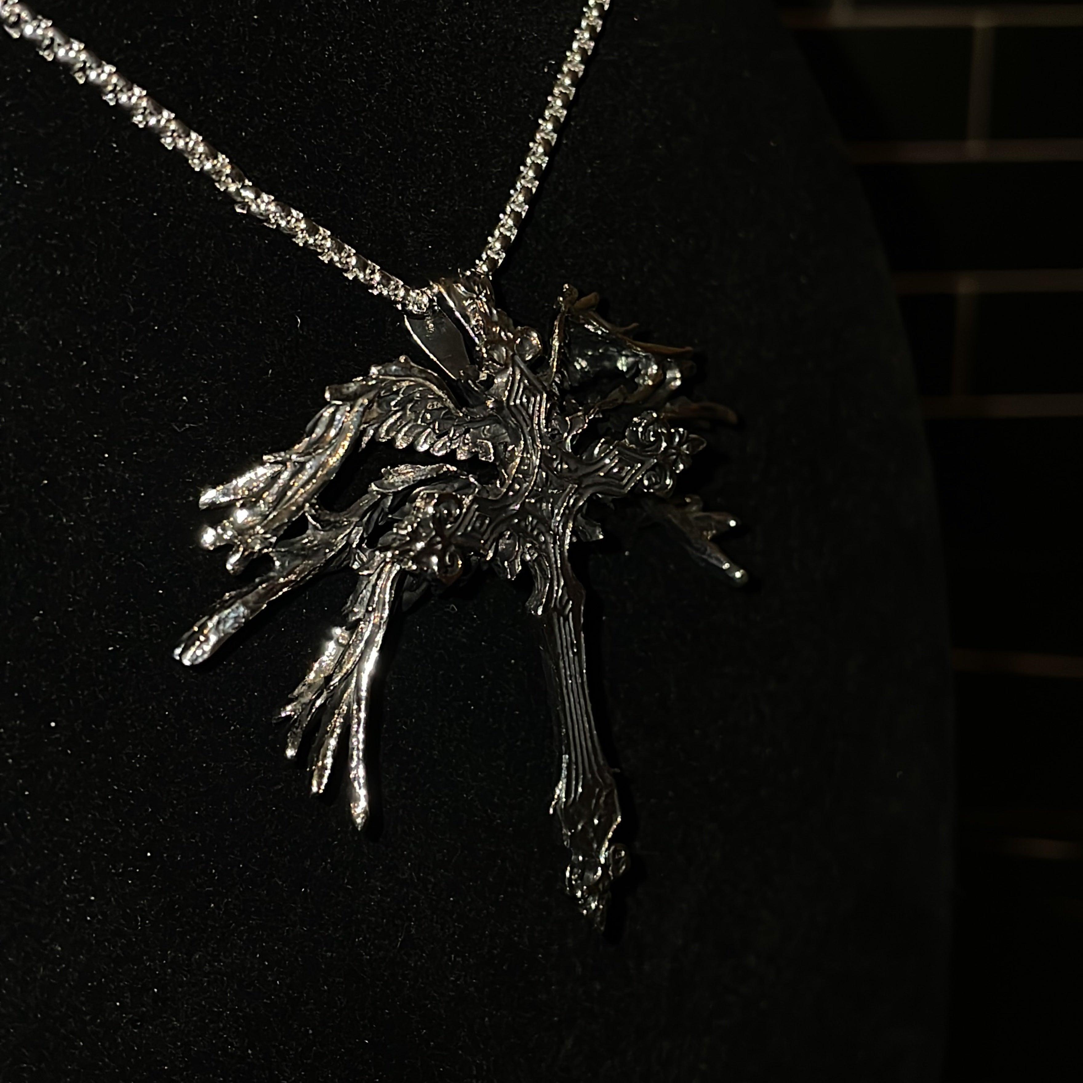"Angelic Cross Necklace"-Shadeston