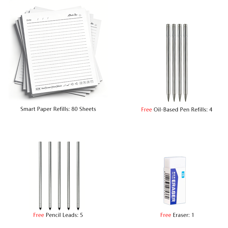 Extra 80 Pages + Free 3-Piece Gift Set