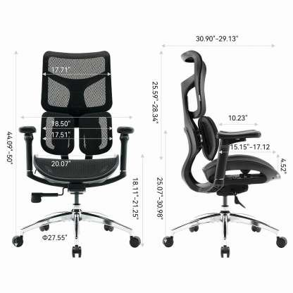 S100 Ergonomic Office Chair with Double Dynamic Lumbar Support